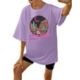 thumbnail image 4 of VILOVE Women's Neon Moon Shirts Oversized T-Shirts Classic Country Cowgirl T-Shirt Music Vintage Graphic Tee, 4 of 9