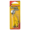 thumbnail image 2 of Johnson Original Beetle Spin Fishing Lure, Yellow/Black Dot, 2 in, 2 of 7