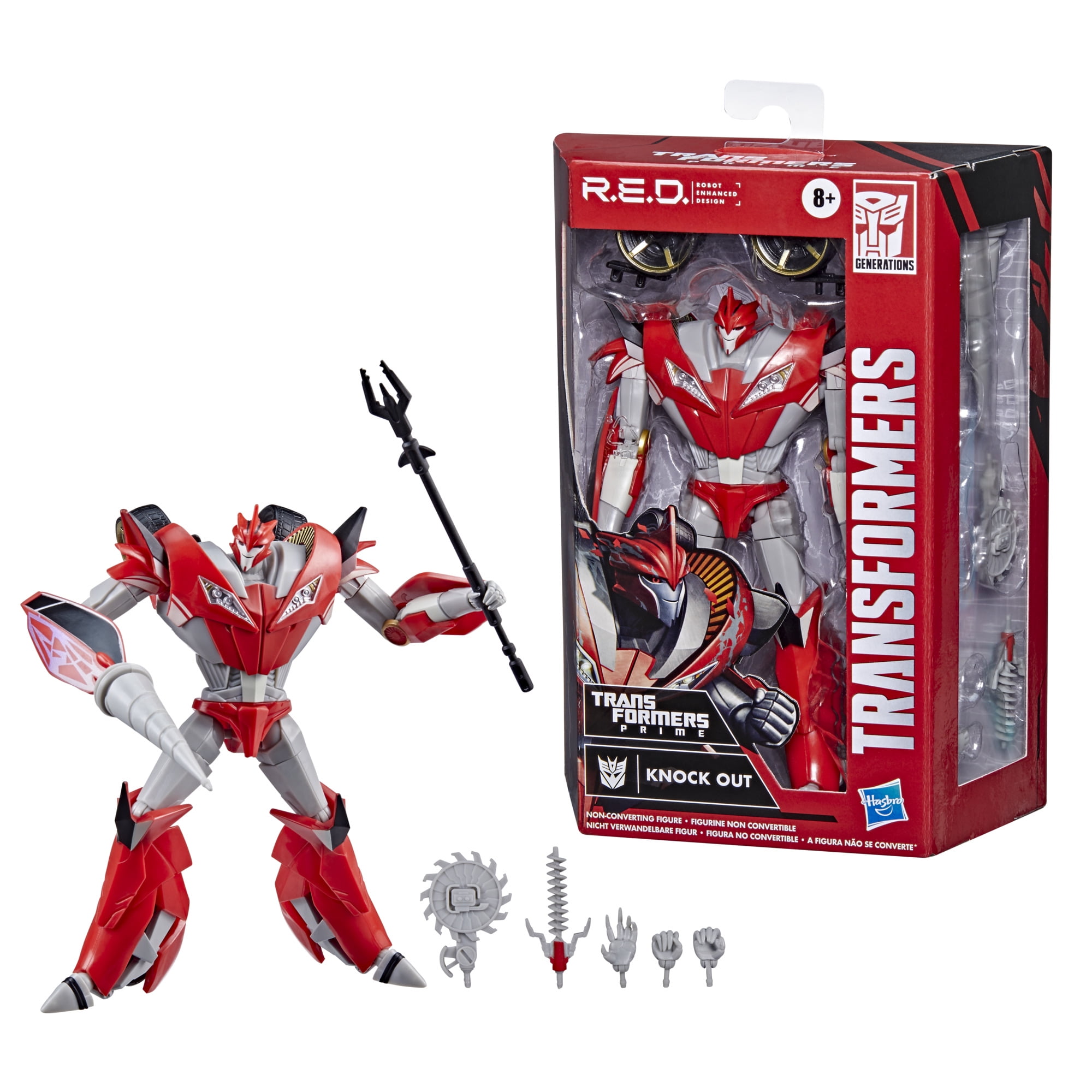 Transformers Cassette Cases Set Of 4 Red 