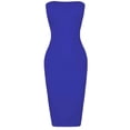 thumbnail image 1 of Prolriy Robes Printemps Été pour Femmes 2025 Robes d'Été Décontractées Sans Manches à Poitrine Enveloppée Longue Robes de Plage Robes d'Été pour Femmes, Robes pour Femmes Bleu TG, 1 of 6