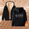 thumbnail image 2 of Yuhangmm Womens Hoodies Pullover Fashion Casual Print Hooded Sweatshirt Soft Pullover with Pocket for Comfortable Relaxed Style with Trendy Print Black XL, 2 of 5