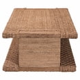 thumbnail image 6 of bali & pari Rhinos Handwoven Seagrass Coffee Table with Open Shelf, 6 of 6