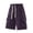 (Casual 109)Purple, variant on Plus Size Shorts for Men Big Tall Bottoms Summer Casual Fashion Solid Color Multi Pocket Elastic Waist Straight Oversize Loose Short Pants