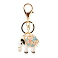 thumbnail image 5 of Mobutofu 1Pcs Elephant Shape Zinc Alloy Key Chain Pendant for Daily Use and present Giving 11.8x2x2in, 5 of 8
