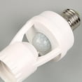 thumbnail image 4 of Kaigelin Motion Sensor Bulb Holder Screw-in Bulb Adapter Motion Light Bulb Holder Auto Light Control Adapter For Garage Basement Porch applied, 4 of 9