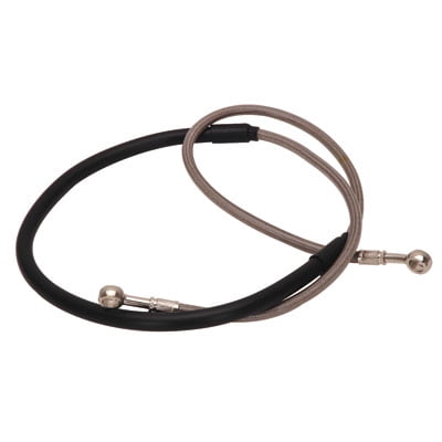 Galfer Front Steel Braided Brake Line CR Style Standard Length Silver for Yamaha YZ125 1998-2019
