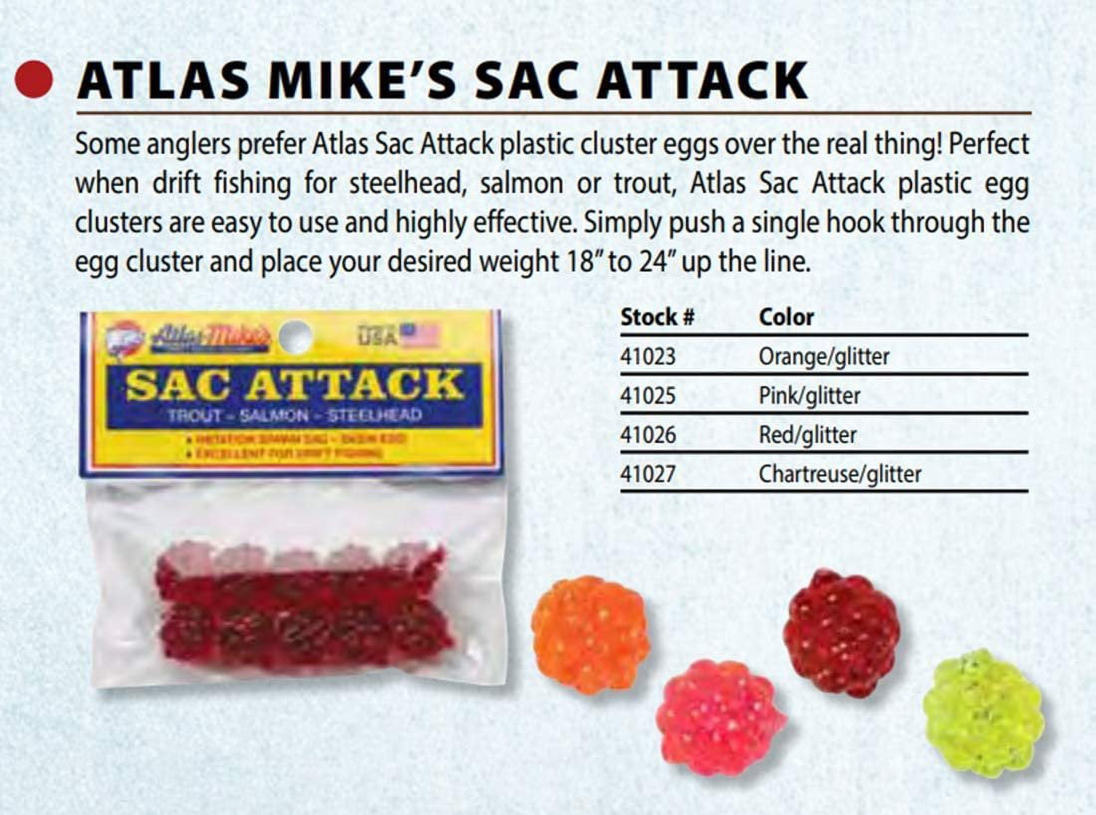 Atlas-Mike's Sac Attack, Pink Glitter, 10 piece 