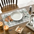thumbnail image 5 of FacoFaco 4-Pack Table Place Mats Fall Pumpkins, 12" x 18", Orange, 5 of 6