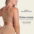 thumbnail image 2 of Sujetador corrector de postura Leonisa 801 Golden Beige 36B para mujer, 2 of 6