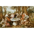 thumbnail image 3 of Pieter Pourbus 18x13 Black Modern Framed Museum Art Print Titled - An Allegory of True Love (C. 1547), 3 of 5