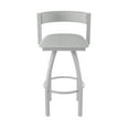 thumbnail image 5 of 861 Artemis 25" Swivel Counter Stool with Anodized Nickel Finish and Graph Alpine Seat and Back, 5 of 5