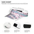 thumbnail image 4 of Disketp Flamingo1 Sun Visors For Women Men Unisex Tennis Golf Visor Hat Adjustable Summer Hats Sport Outdoor Visor Hat Uv Protection Cap, 4 of 8