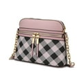 thumbnail image 6 of MKF Collection Suki Checkered Vegan Leather Women's Crossbody Handbag by Mia K. - Navy, 6 of 10