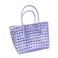 thumbnail image 3 of Bolso de mano tejido para mujer, transpirable, ideal para ir de compras o ir de fiesta., 3 of 8