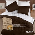 thumbnail image 3 of Juego de funda de edredón Utopia Bedding tamaño queen con 2 fundas de almohada, 3 of 8