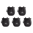 thumbnail image 1 of Bolsa de tiza ajustable, bolsa de almacenamiento con cinturón, resistente al desgarro para Fitness, color negro, 5 uds., 1 of 3