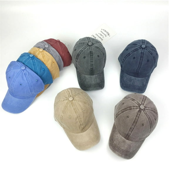 TAILTOSS 1Pcs Men's Baseball Hats Cotton Twill Curved Brim Adjustable Buckle for Outdoor Sports