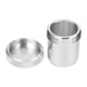 thumbnail image 4 of Tapa de tanque de agua y combustible de aleación de aluminio, tapa de cuello de llenado soldada, diámetro interior de 1,5 pulgadas, piezas modificadas para coche, color plateado, 4 of 12