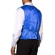 thumbnail image 3 of Chaleco de lentejuelas INSPIRE CHIC para hombres, sin mangas, con cuello en V, estilo disco y brillante M Azul, 3 of 5
