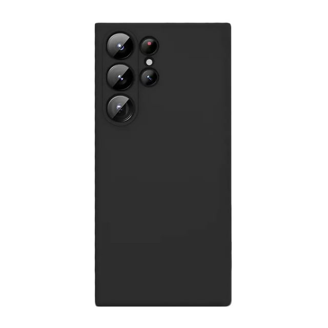 PANDACO Étui Coquille Souple Noir Mat pour Samsung Galaxy S23 Ultra