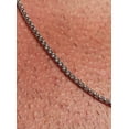 thumbnail image 2 of 925 Sterling Silver 2.1mm Italian Round Box Chain Necklace Italian Made, 2 of 4
