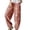 Pink, variant on jsaierl Womens Cotton Linen Pants Wide Leg Elastic Waist Pants Summer Comfy Tie Front Trousers Sweatpants Lightweight Palazzo Pants