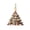 #1, variant on QuanTara 3.15" Book Stack Christmas Ornament, Vintage Book Tree Hanging Pendant with Gold Ribbon, Flat Shatterproof Holiday Decoration for Car Rearview Mirror, Xmas Tree & Home Decor