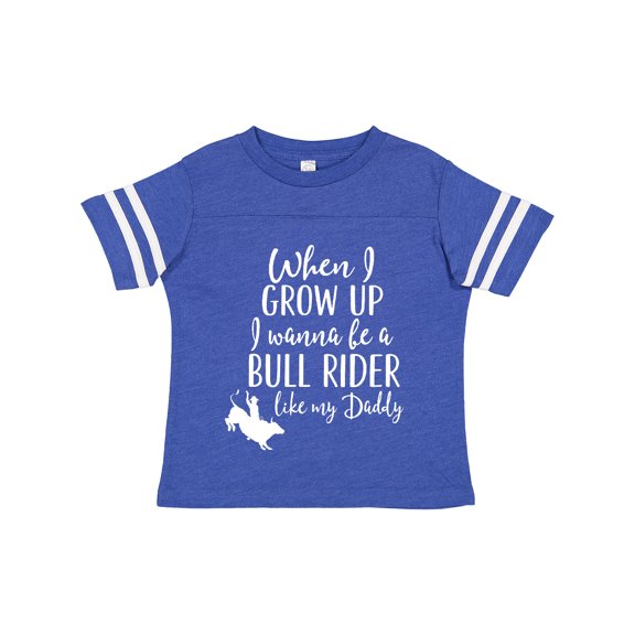 Inktastic Bull Rider Like Daddy Childs Boys Toddler T-Shirt
