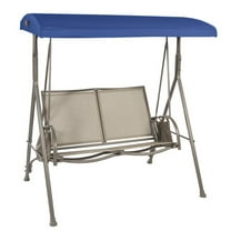 Garden Winds Replacement Canopy Top Cover for the Garden Treasures 2-Person Sling Swing - True Navy