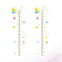 HEANUJJ 2Pcs Height Wall Decal PVC Growth Sticker for Bedroom Living Room