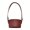 Brick red, variant on Coffee Cup Sleeve with Chain PU Beverage Holder for Travel Coffee Cup Holder Carriers Pouches