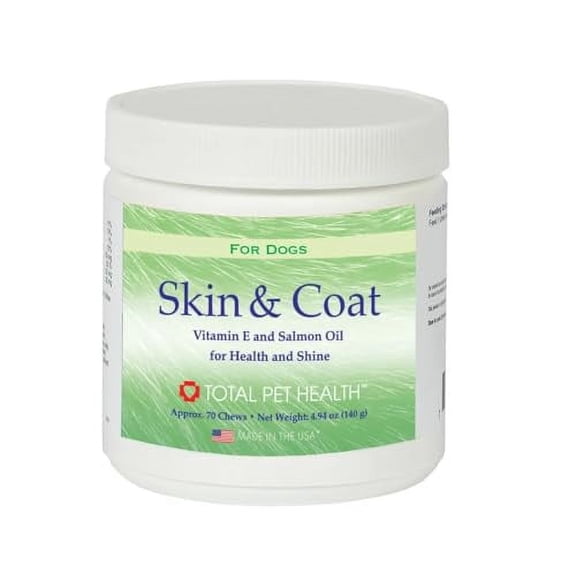 Healthy Supplement Vitamins for Dogs Wheat and Corn Free Veterinarian Formulated (Skin and Coat)