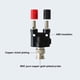 thumbnail image 4 of Monstrate Conectores Adaptador BNC Altavoz dorado Transmisión Antena Convertidores Convertidor Conector Accesorios Cobre para usar Relojes inteligentes PC 1, 4 of 6