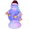 thumbnail image 2 of Northlight 8" Battery Operated LED Santa Claus Christmas Table Top Glittering Snow Dome, 2 of 5