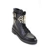 Pre-owned|Kurt Geiger London Womens Black Crystal Embellished Combat Boots Size 6