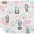 thumbnail image 6 of Cloth Napkins Cute Cactus Summer Soft Comfortable Napkins 6 pcs for Family Dinners Weddings Cocktail Kitchen Banquet Decorative Washcloths, 6 of 6