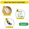thumbnail image 2 of Carte d'Examen Social Réutilisable Personnalisée Tag-Tap/QR - Lot de 5 Cartes d'Examens Social Instantanés - Cartes QR Code et NFC pour Entreprises, Carte d'Examen Social Tap, 2 of 5