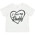 thumbnail image 3 of Inktastic I Love My Daddy in Black Chalk Heart Boys or Girls Toddler T-Shirt, 3 of 5