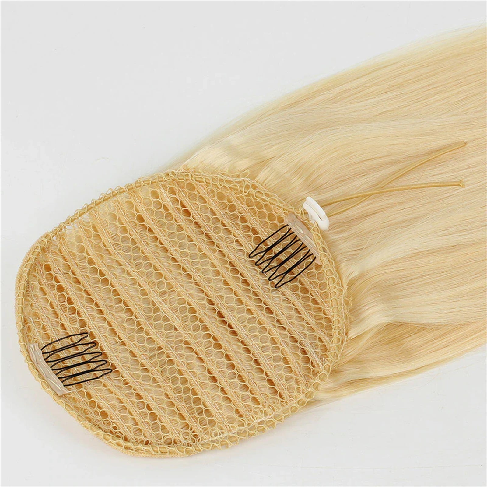 Straight Drawstring Ponytail Clip In Hair Extensions Human Hair Extensions for Women