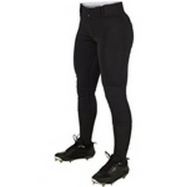 Champro Women's Tournament Low Rise Fastpitch Softball Pant Black Xl