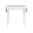 thumbnail image 3 of Linon Ervin Square Space Saving Drop Leaf Table in White Rubberwood, 3 of 19