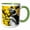 Green/White, variant on 3drose, Magellanic Penguin at Burrow, Falkland Islands, 11oz Two-tone Black Mug
