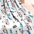 thumbnail image 3 of White Cow Milk Pattern Blanket,Comfortable Soft Flannel Throw Blanket,All Season,Warm Lightweight Blankets for Sofa Bed Couch Living Room Chair,30"x40", 3 of 4