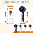 thumbnail image 3 of HomelyJoy Portable Handheld Fan, USB Rechargeable Personal Cooling Fan with Mutli Adjustable Speeds and LED Display for Travel, 3 of 8
