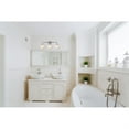 thumbnail image 2 of Living District Hanson Midcentury Modern Bath Sconce 3 Lights E12 Polish Nickel, 2 of 4