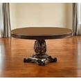 thumbnail image 4 of Round Wooden top Dining table with Single Carved Pedestal, 4 of 4