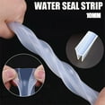 thumbnail image 4 of 6.56Ft Various Sizes Seal Strip Screen Door Bathroom Shower Water Silicone H Shape, 4 of 10