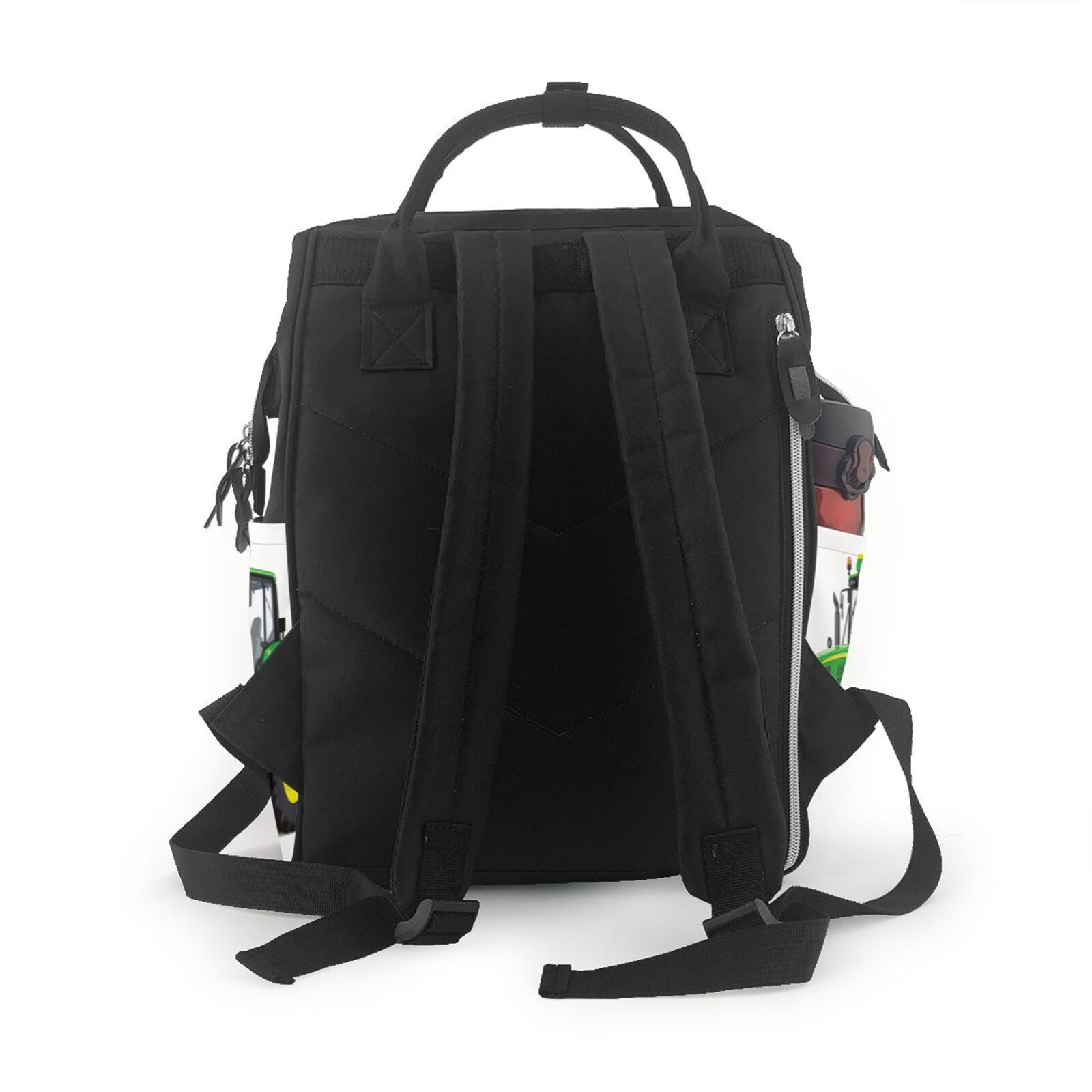 Fuzoiu big farm tractor Print Diaper Bag Backpack,Baby Essentials Travel Tote,Multi function Waterproof Diaper Bag, Travel Essentials Baby Bag - Unisex
