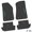 Black w/ Green Insert, variant on Flextread Floor Mats for 18-24 Jeep Wrangler JL 2-Door - Mopar Licensed Factory Fit - Black w/ Red Rubicon Insert - 100% Made in USA