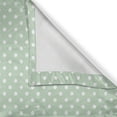 thumbnail image 4 of Ambesonne Mint Valance Pack of 2, Classical Vintage Fresh, 42"X12", Mint Green and White, 4 of 5